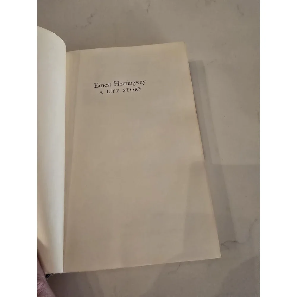 Ernest Hemingway: A Life Story‎ by Carlos Baker (1969, Book Club Edition HCDJ)